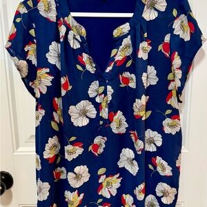 Papermoon Navy Floral Blouse